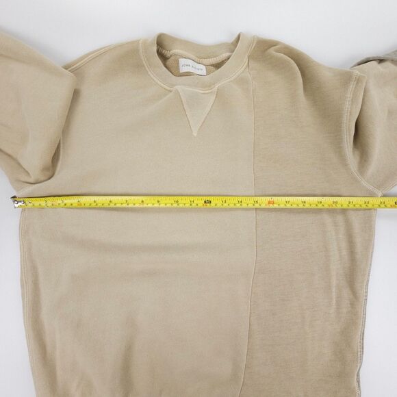 NEW John Elliott Reconstructed Vintage Crew Fleece Sweatshirt Washed Clay Grunge - Picture 4 of 10